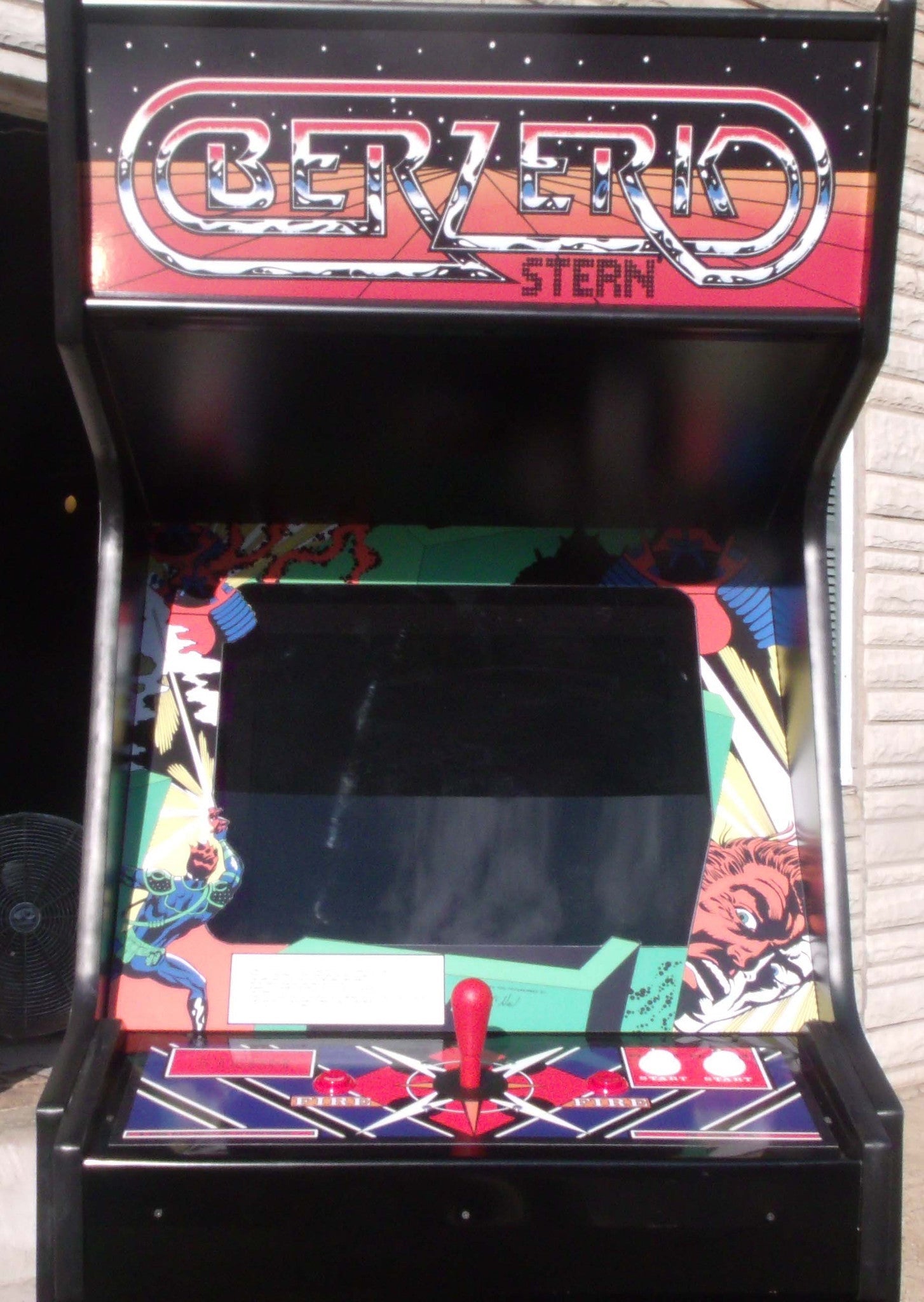 GEDC0132 BERZERK ARCADE GAME- Heavy Duty, Coin Operated, Commercial Grade With Free Play Option