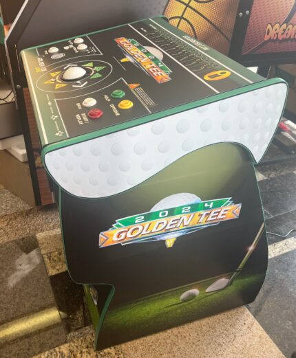 Golden Tee 2024 Heavy Duty, Commercial Grade, Coin Operated Machine With Free Play Option - Pedestal Only