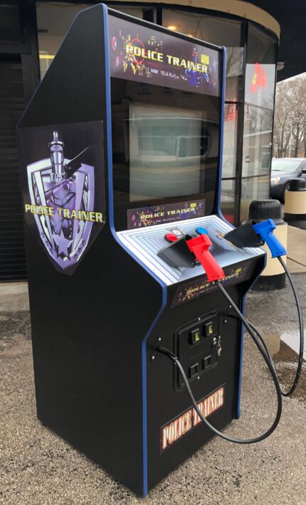 Police Trainer Arcade Gun Game With Lots Of New Parts-Extra Sharp-HEAVY DUTY, COIN OPERATED, COMMERCIAL GRADE WITH FREE PLAY OPTION