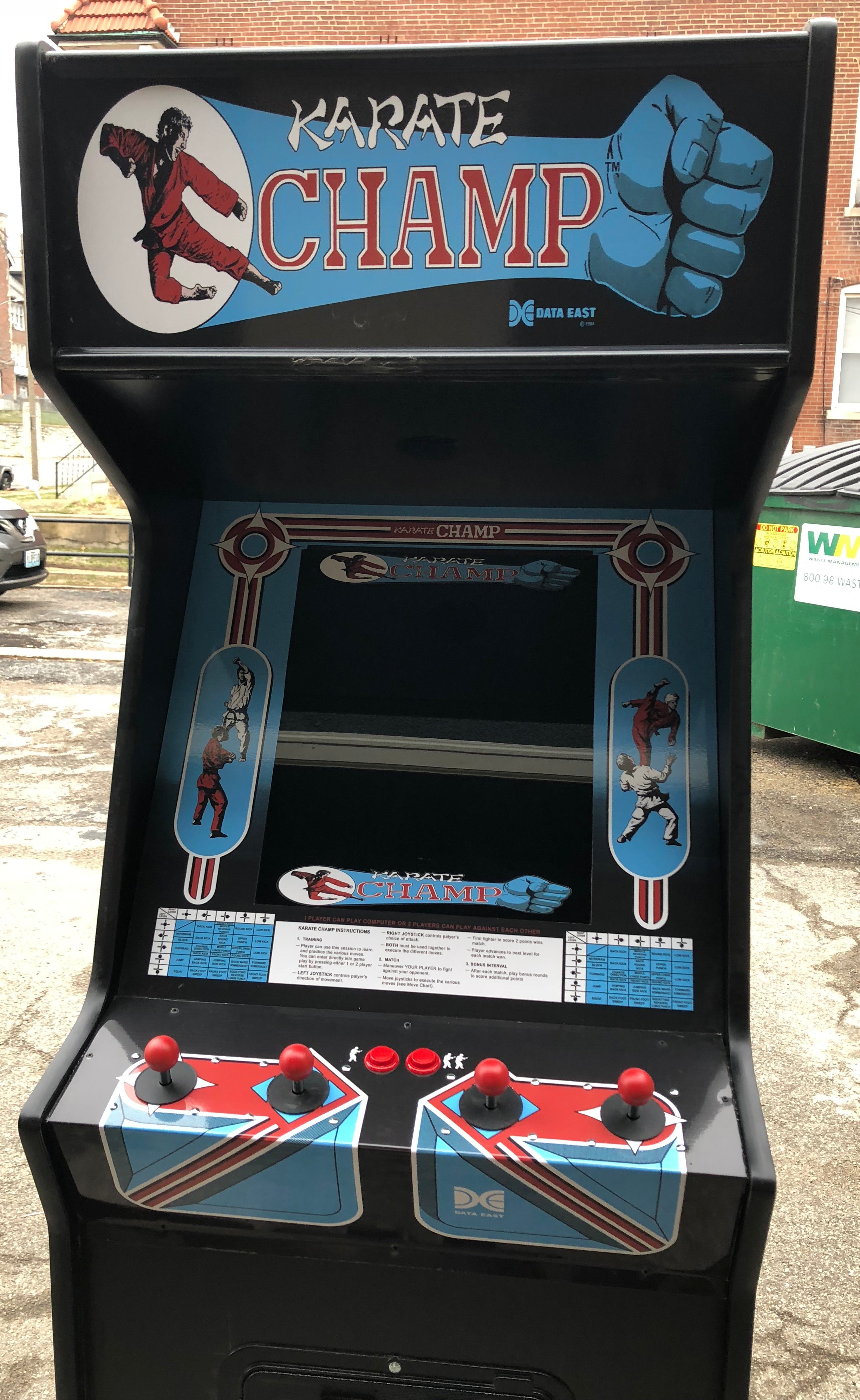 IMG_0308 Karate Champ Arcade,- Lots of new parts, with LCD monitor-HEAVY DUTY, COIN OPERATED, COMMERCIAL GRADE WITH FREE PLAY OPTION