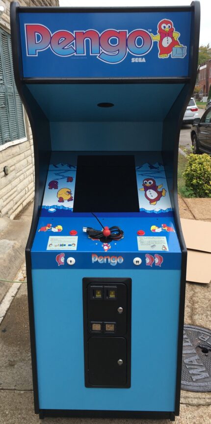 Pengo Arcade, Lots Of New parts-Extra Sharp-HEAVY DUTY, COIN OPERATED, COMMERCIAL GRADE WITH FREE PLAY OPTION