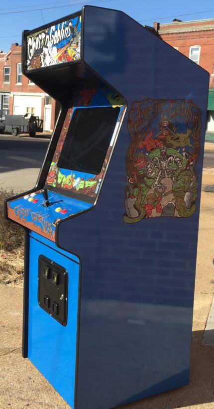 Ghost'n Goblins Arcade, lots of new parts and LCD monitor, sharp-HEAVY DUTY, COIN OPERATED, COMMERCIAL GRADE WITH FREE PLAY OPTION