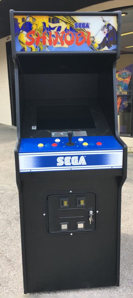 Shinobi Arcade Video Game, Lots Of New Parts, Sharp-HEAVY DUTY, COIN OPERATED, COMMERCIAL GRADE WITH FREE PLAY OPTION