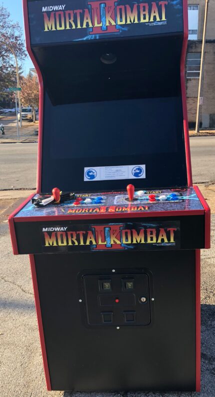 MORTAL KOMBAT 2 ARCADE WITH LOTS OF NEW PARTS-EXTRA SHARP-HEAVY DUTY, COIN OPERATED, COMMERCIAL GRADE WITH FREE PLAY OPTION