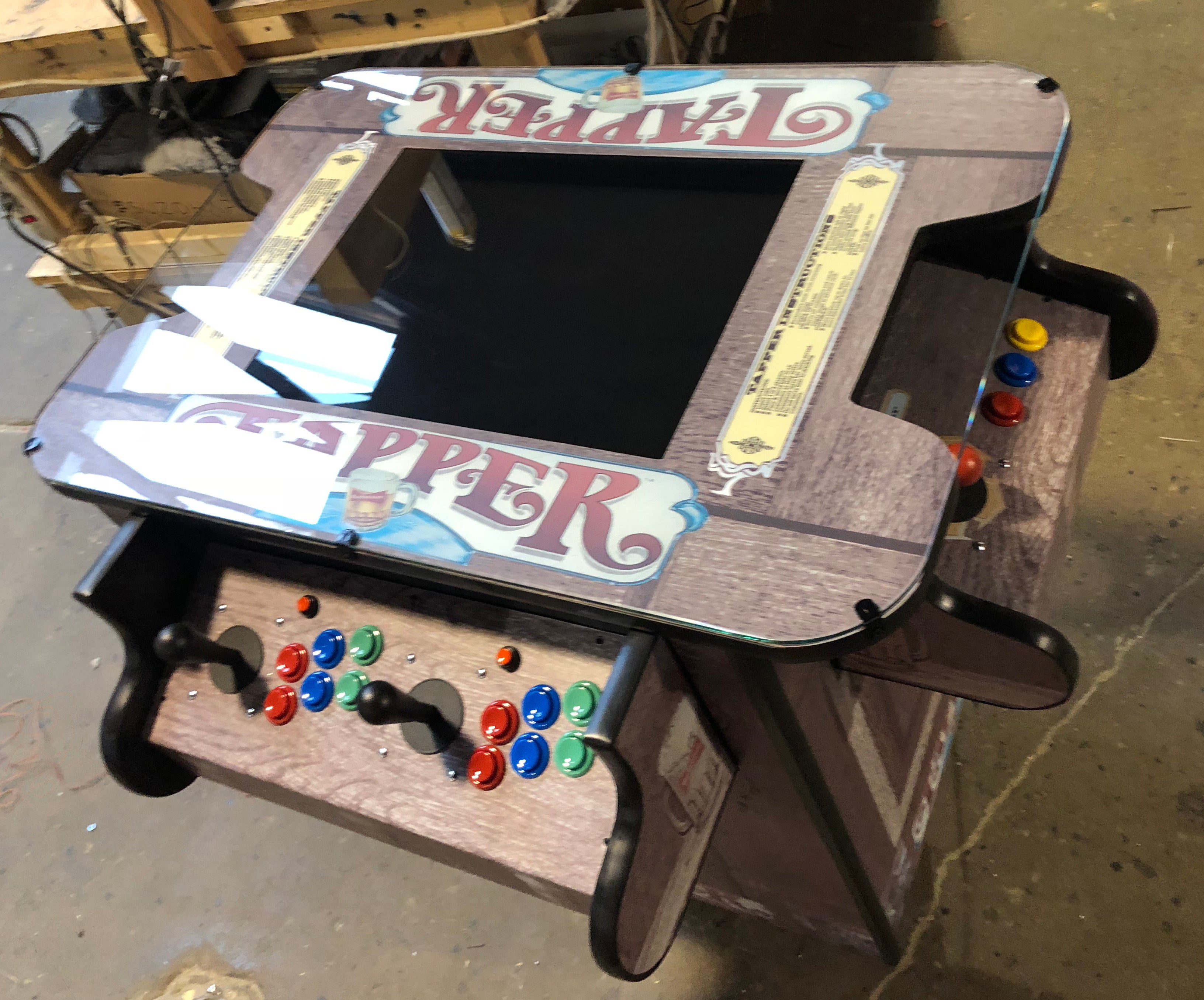 IMG_1322 TPR COCKTAIL ARCADE - PLAYS 3000 GAMES- LOTS OF NEW PARTS - FREE SHIPPING