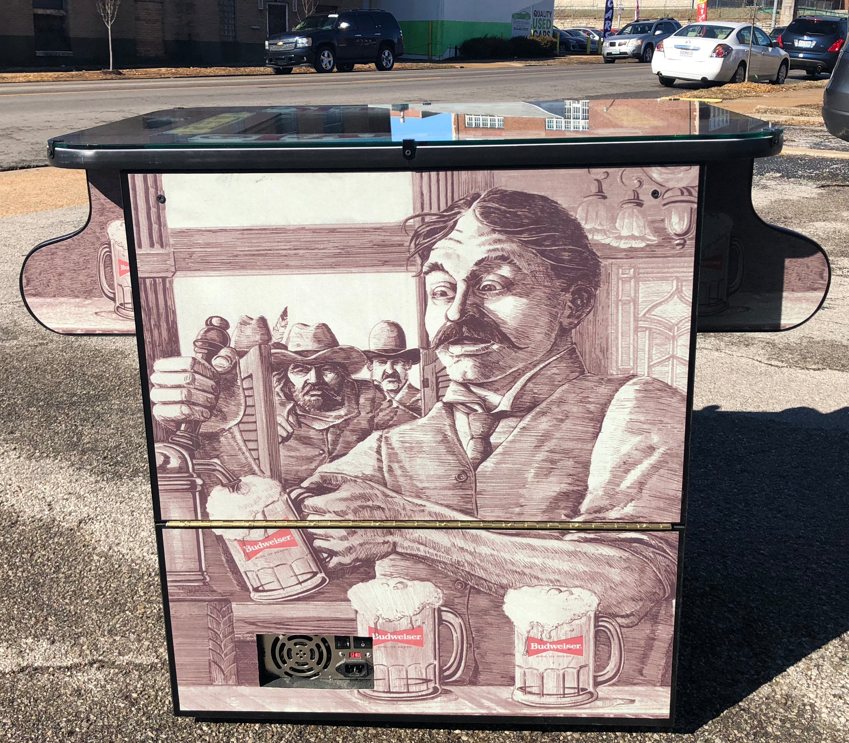 IMG_1326 TPR COCKTAIL ARCADE - PLAYS 3000 GAMES- LOTS OF NEW PARTS - FREE SHIPPING