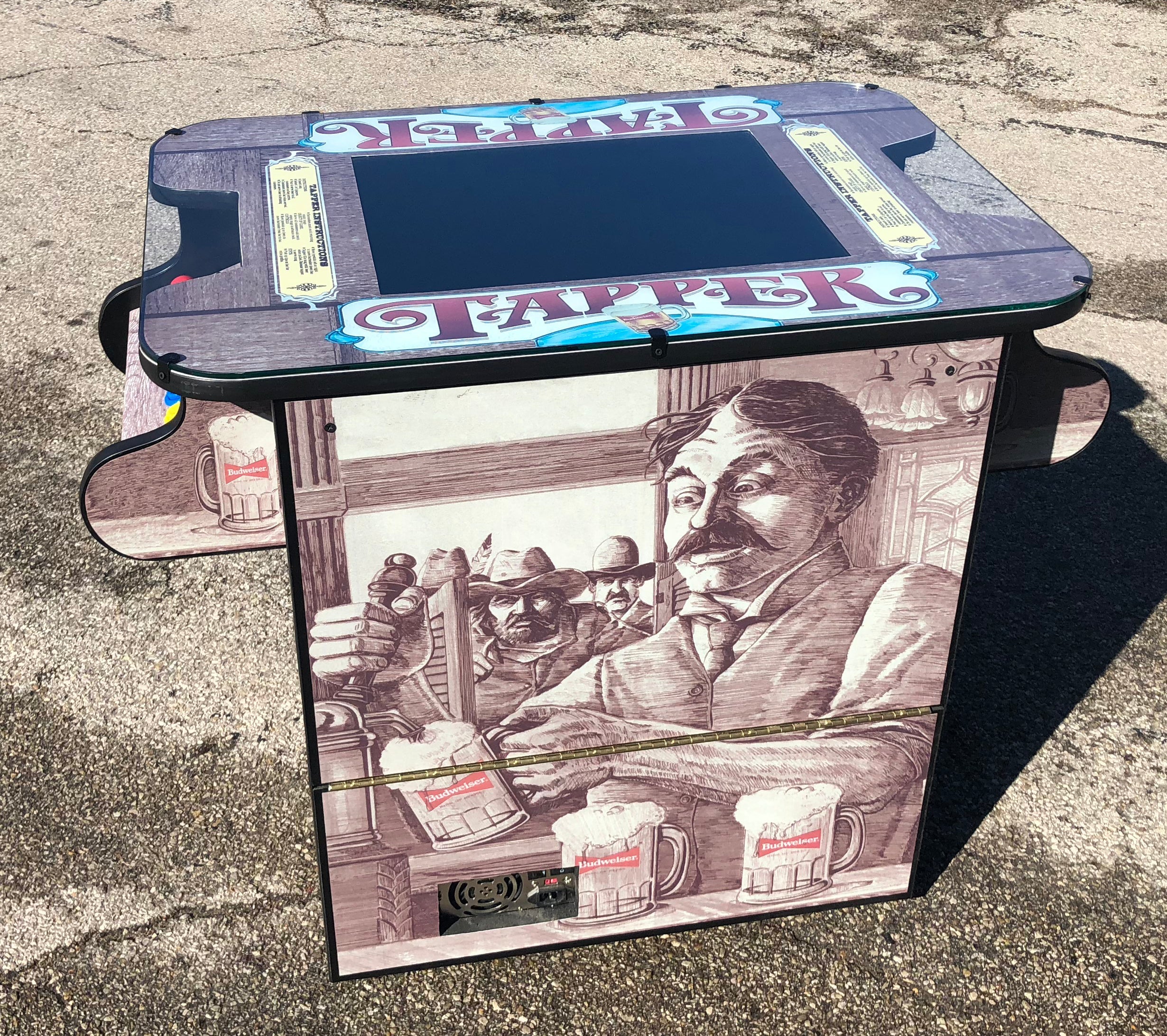 IMG_1332 TPR COCKTAIL ARCADE - PLAYS 3000 GAMES- LOTS OF NEW PARTS - FREE SHIPPING