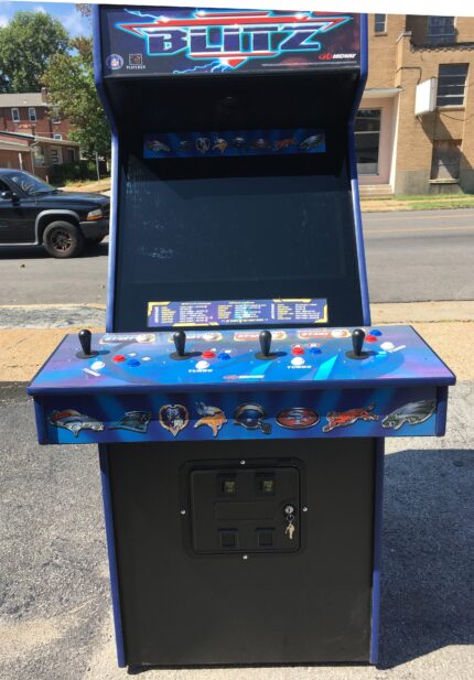 NFL Blitz Arcade With Lots Of New Parts, Extra Shop-HEAVY DUTY, COIN OPERATED, COMMERCIAL GRADE WITH FREE PLAY OPTION