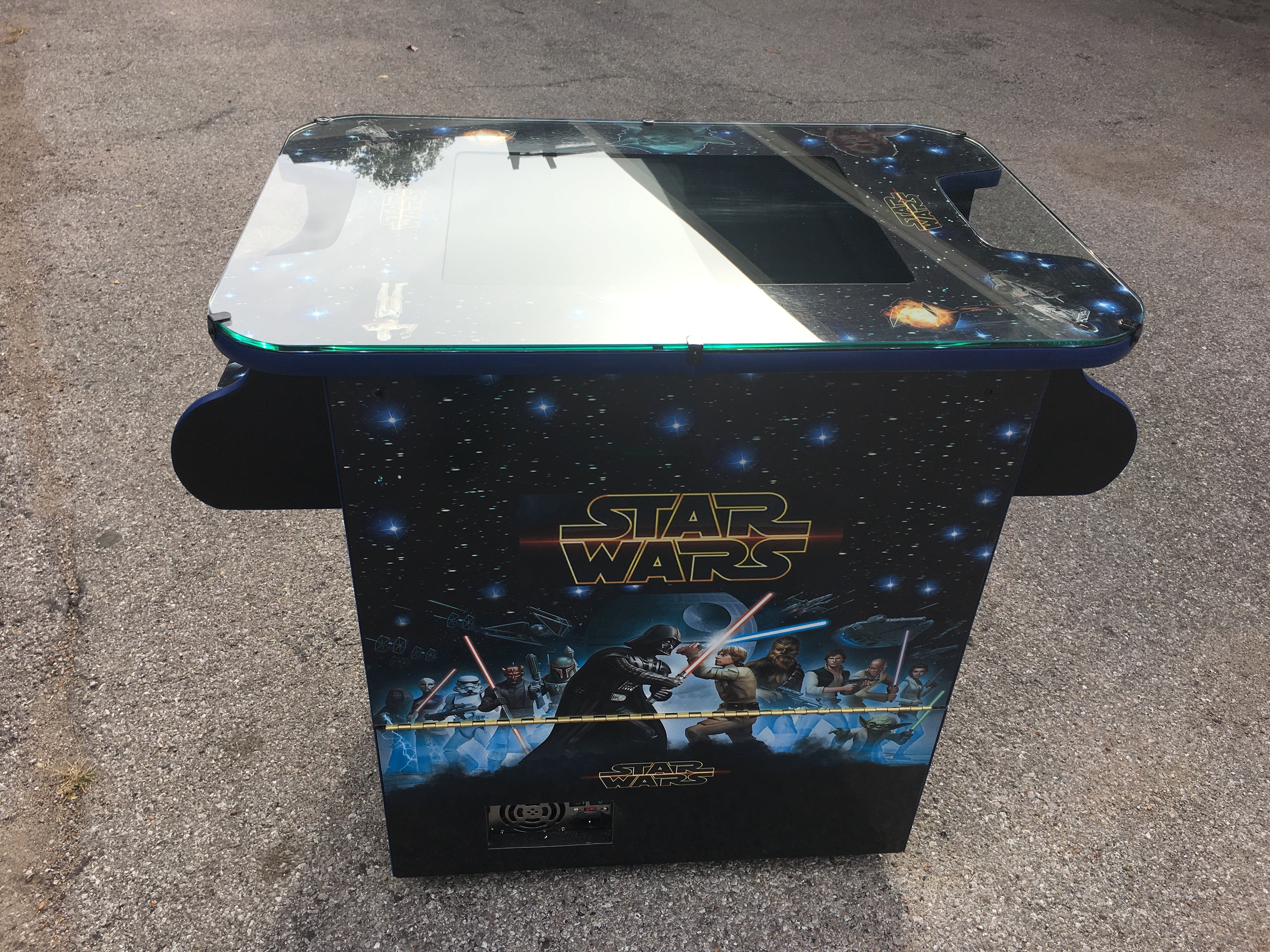 IMG_1683 STWS COCKTAIL ARCADE - PLAYS OVER 3000 GAMES - ONE YEAR PARTS WARRANTY-FREE SHIPPING