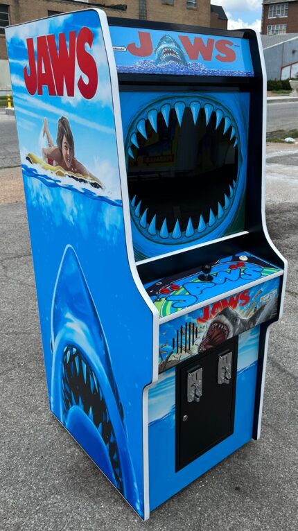 JAWS LE Arcade with lots of new parts-Looks new, extra sharp-HEAVY DUTY, COIN OPERATED, COMMERCIAL GRADE WITH FREE PLAY OPTION