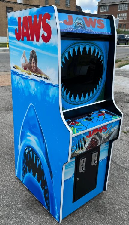 JAWS LE Arcade with lots of new parts-Looks new, extra sharp-HEAVY DUTY, COIN OPERATED, COMMERCIAL GRADE WITH FREE PLAY OPTION