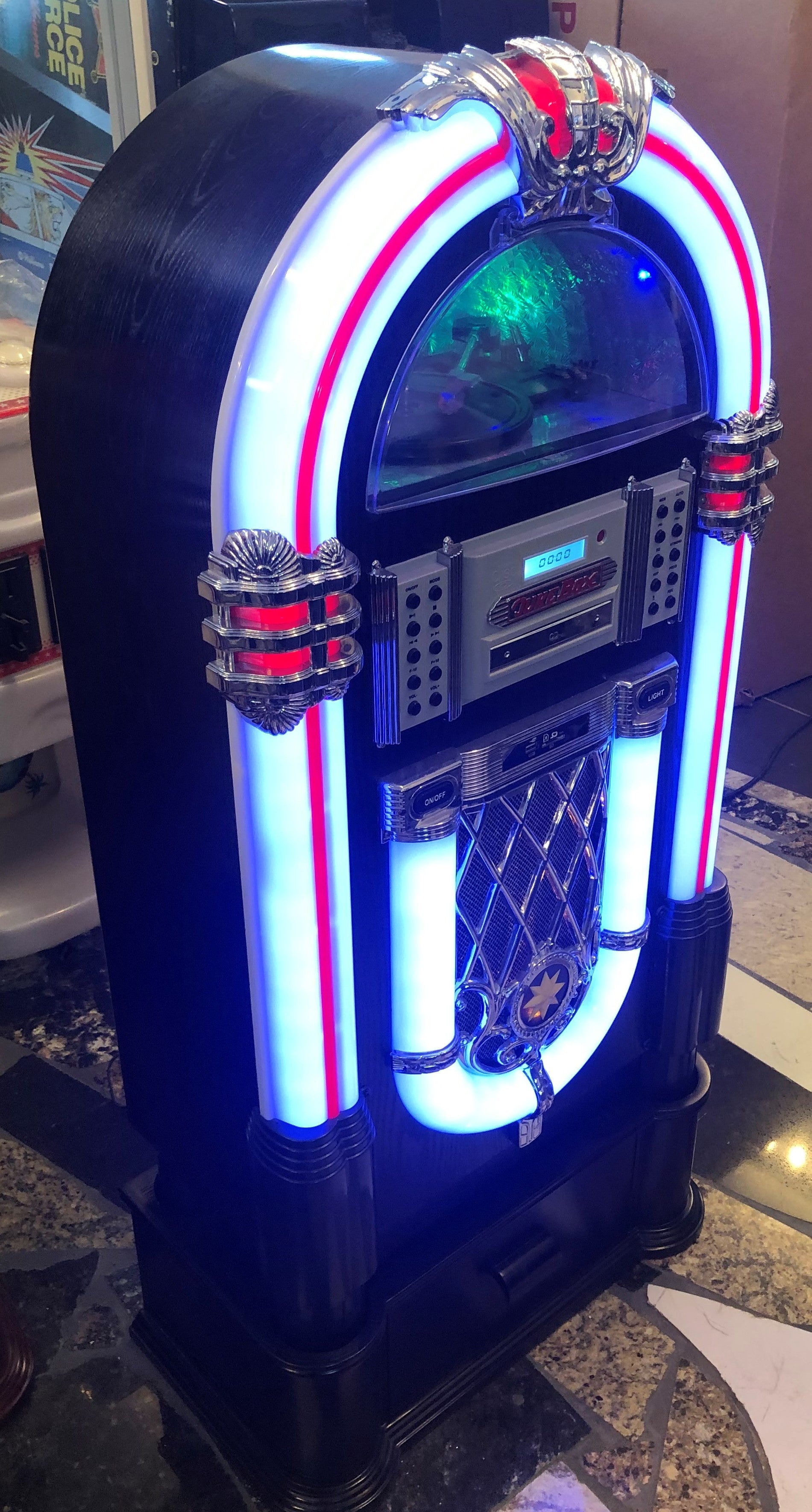 IMG_4088 Iplay Juke Box Model B, non-coin op, great for homes and business, free shipping
