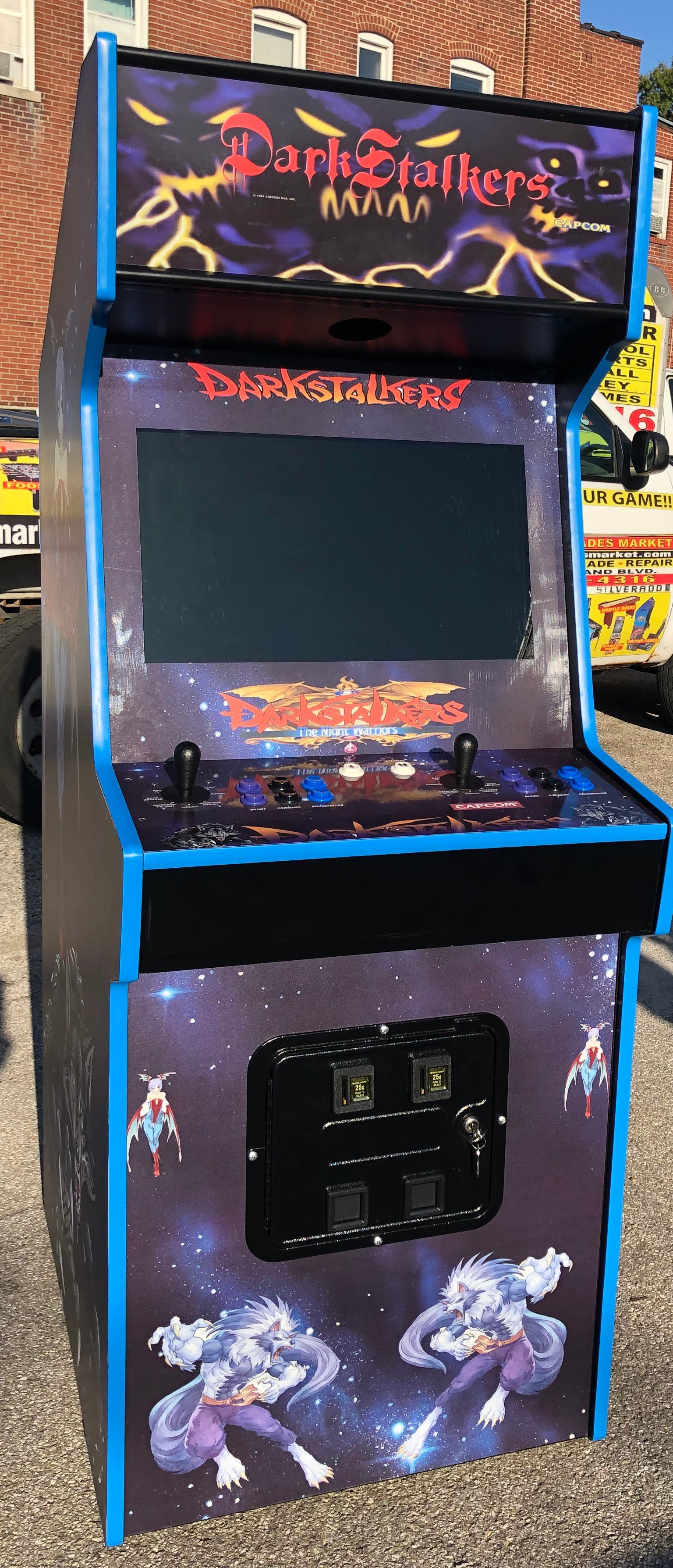 IMG_5053 Dark stalkers Arcade- HEAVY DUTY, COIN OPERATED, COMMERCIAL GRADE WITH FREE PLAY OPTION