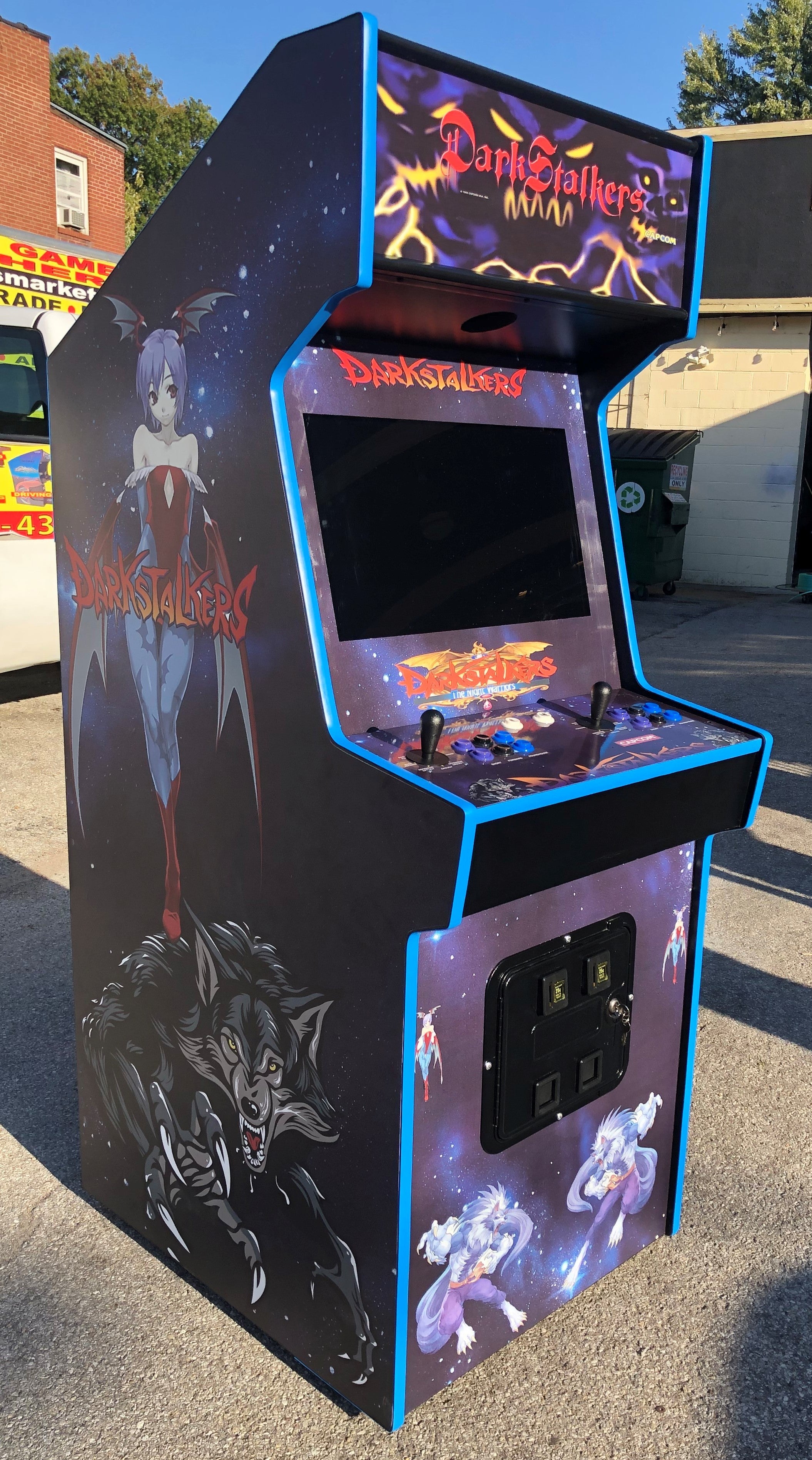 IMG_5054 Dark stalkers Arcade- HEAVY DUTY, COIN OPERATED, COMMERCIAL GRADE WITH FREE PLAY OPTION