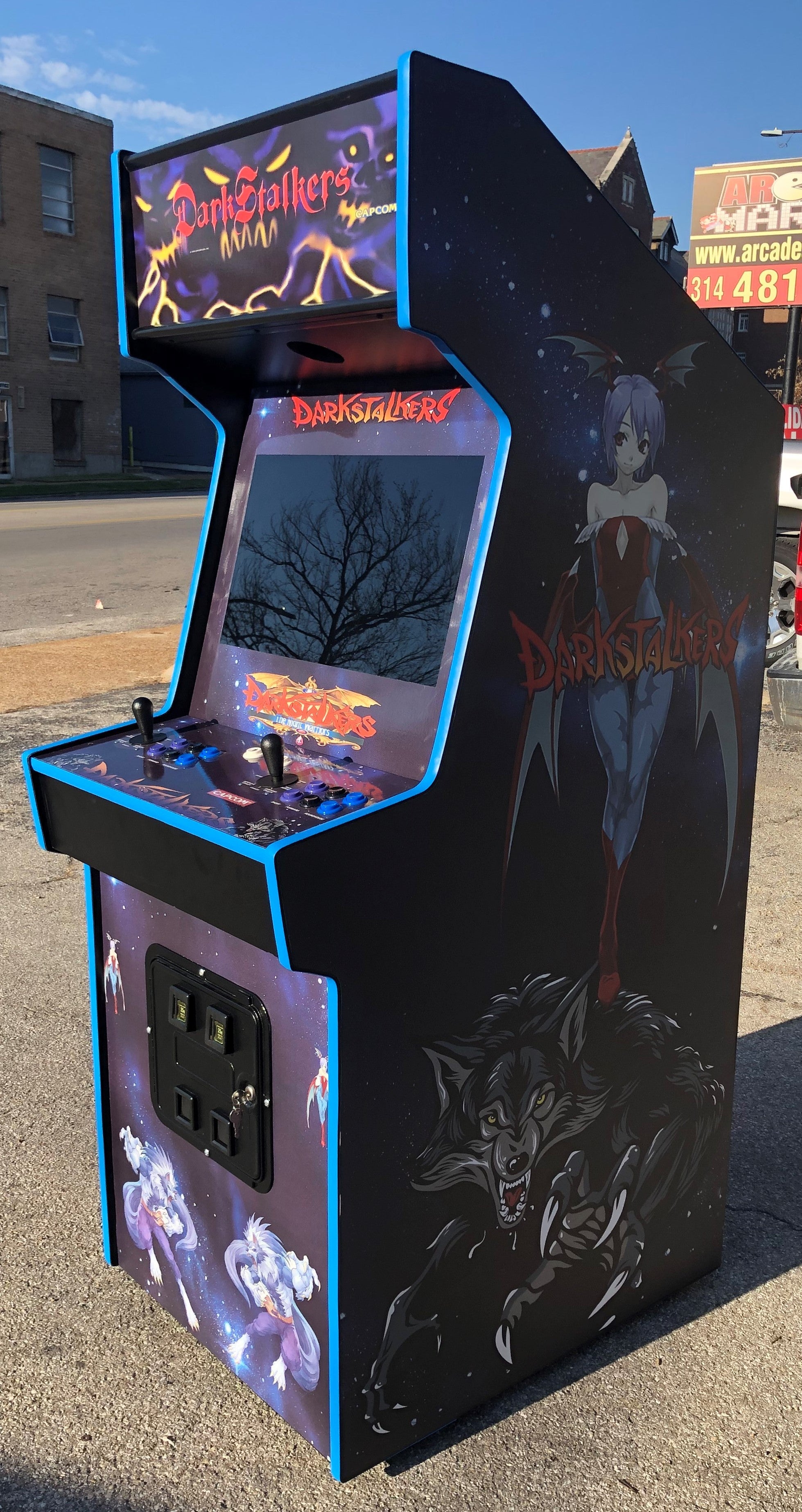 IMG_5055 Dark stalkers Arcade- HEAVY DUTY, COIN OPERATED, COMMERCIAL GRADE WITH FREE PLAY OPTION