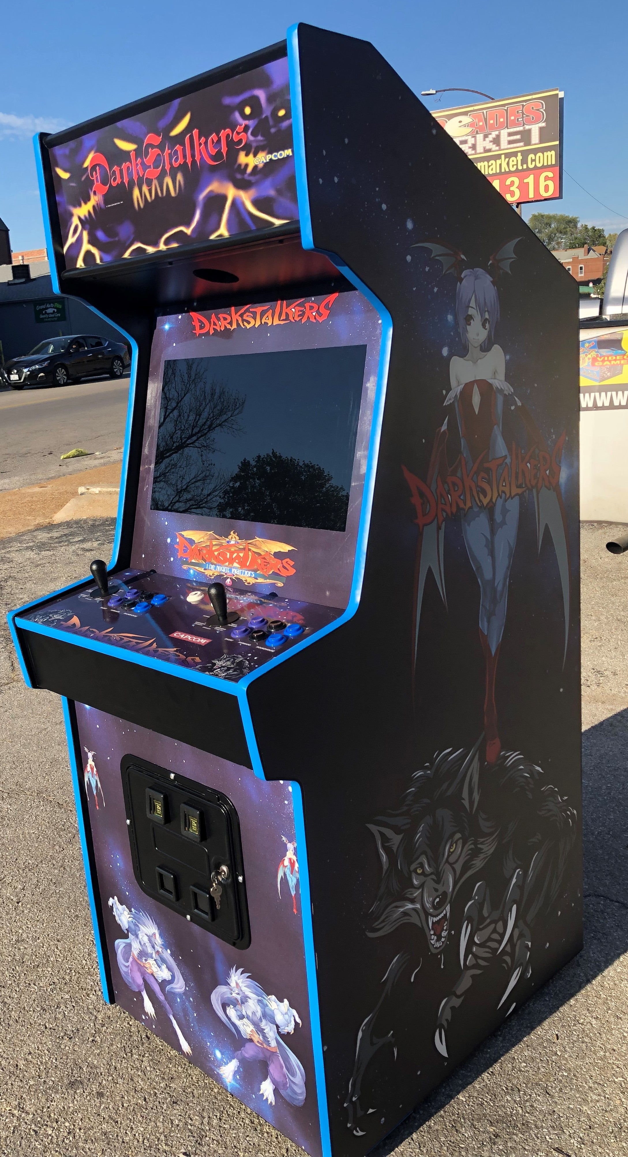 IMG_5056 Dark stalkers Arcade- HEAVY DUTY, COIN OPERATED, COMMERCIAL GRADE WITH FREE PLAY OPTION