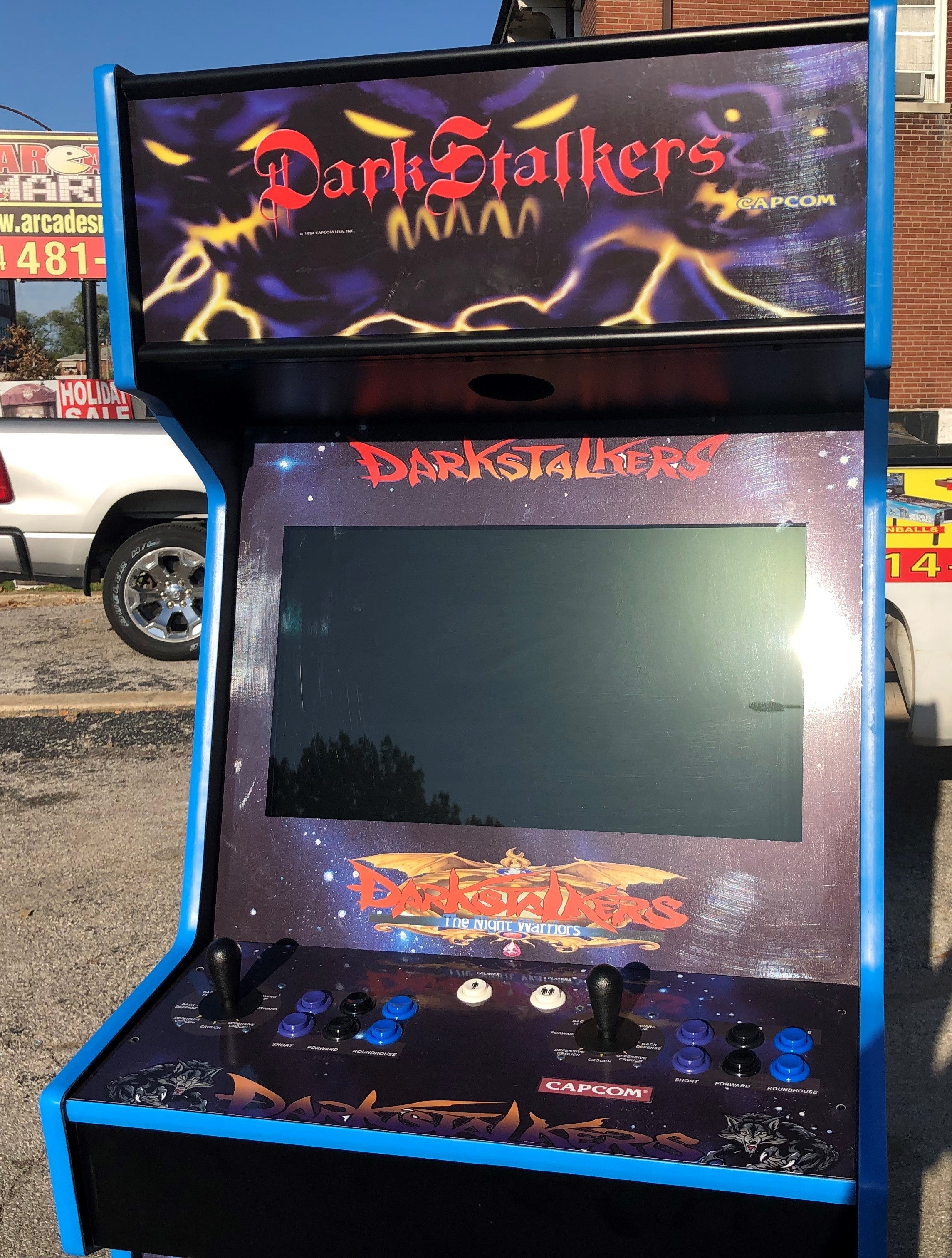 IMG_5060 Dark stalkers Arcade- HEAVY DUTY, COIN OPERATED, COMMERCIAL GRADE WITH FREE PLAY OPTION