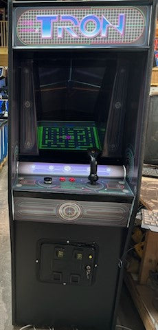TRON ARCADE GAME, NEW PARTS-HEAVY DUTY, COIN OPERATED, COMMERCIAL GRADE WITH FREE PLAY OPTION