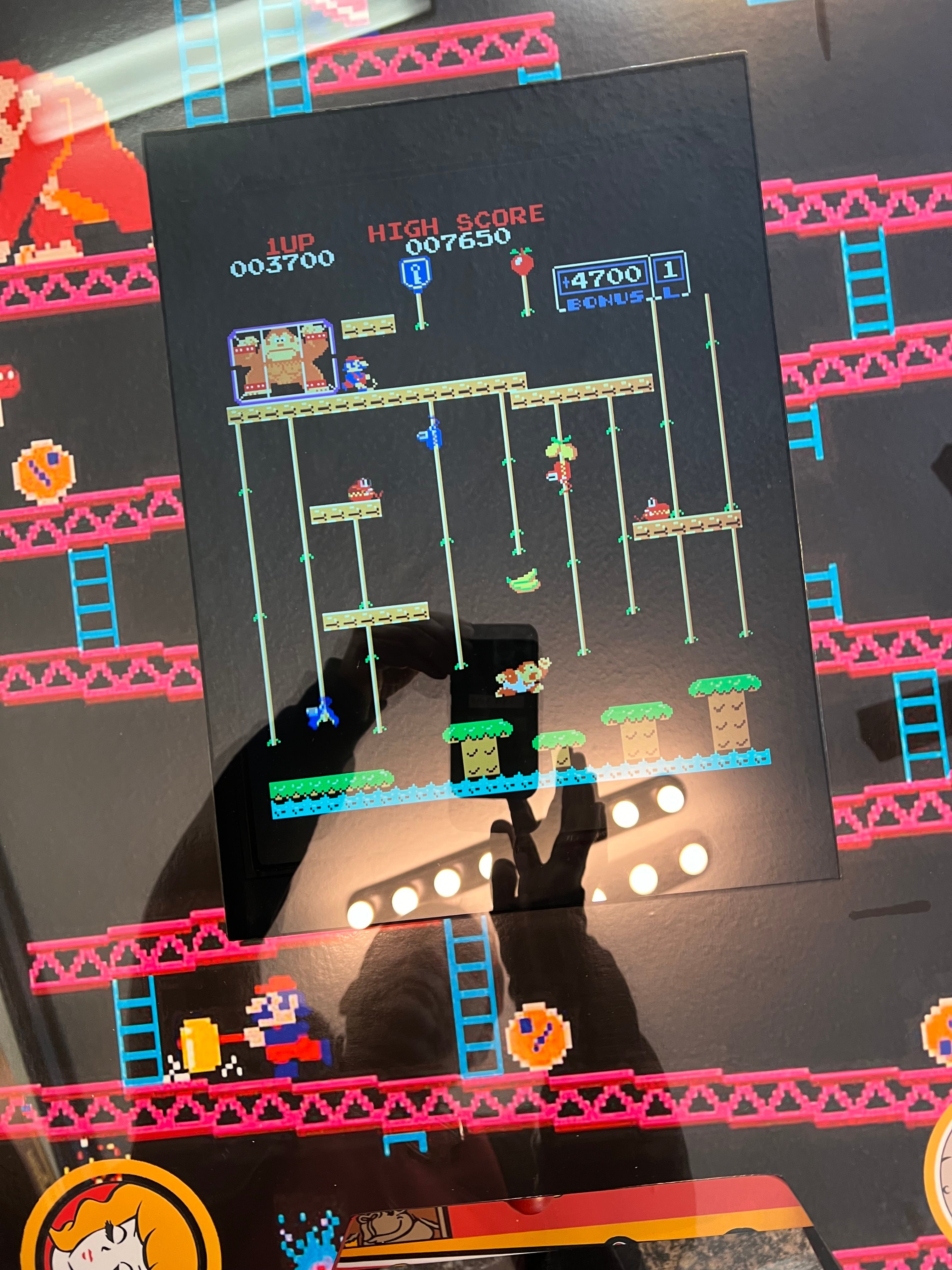 IMG_9217 Donkey Kong Cocktail Arcade - Plays 60 games - Lots of New Parts - Free Shipping