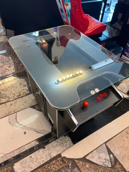 COCKTAIL ARCADE 3-PANEL GAME WITH CUSTOM GRAPHICS OF YOUR CHOICE - PLAYS OVER 3000 GAMES - COIN OPERATED, BRAND NEW, FREE SHIPPING