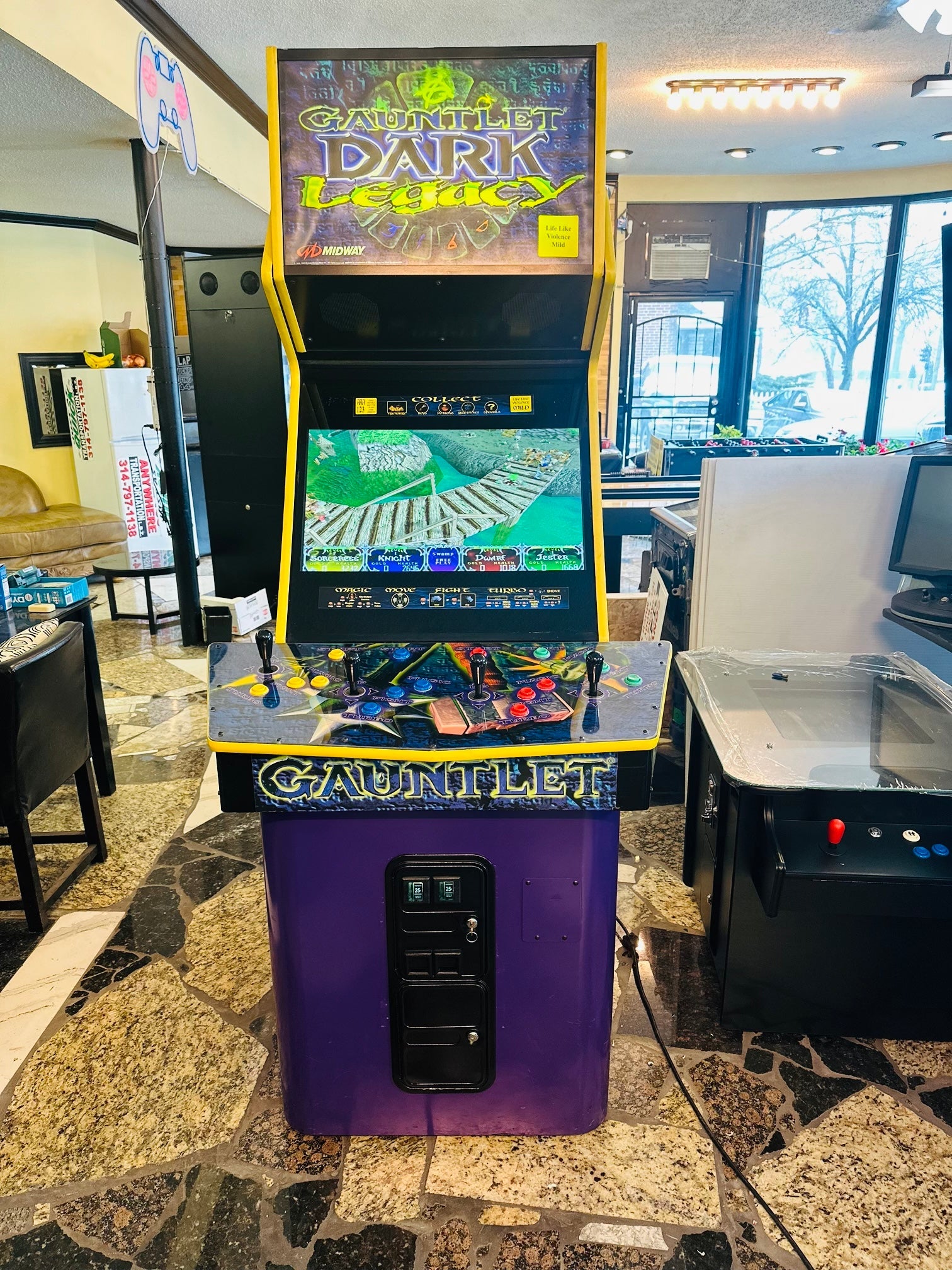 IMG_E1061 GAUNTLET LEGEND DARK LEGACY REFURBISHED, WITH ALL NEW PARTS- HEAVY DUTY, COIN OPERATED, COMMERCIAL GRADE WITH FREE PLAY OPTION