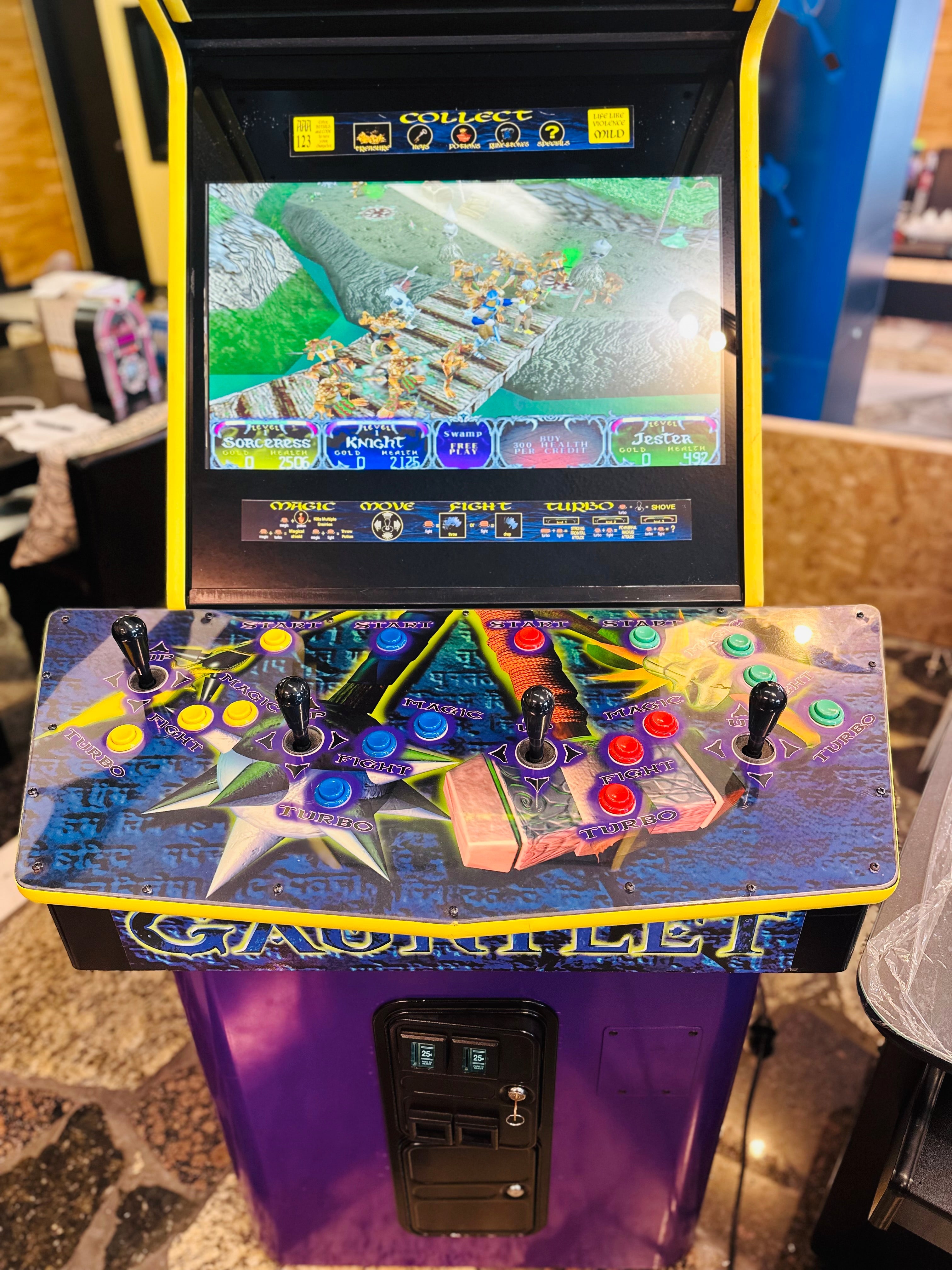 IMG_E1068 GAUNTLET LEGEND DARK LEGACY REFURBISHED, WITH ALL NEW PARTS- HEAVY DUTY, COIN OPERATED, COMMERCIAL GRADE WITH FREE PLAY OPTION