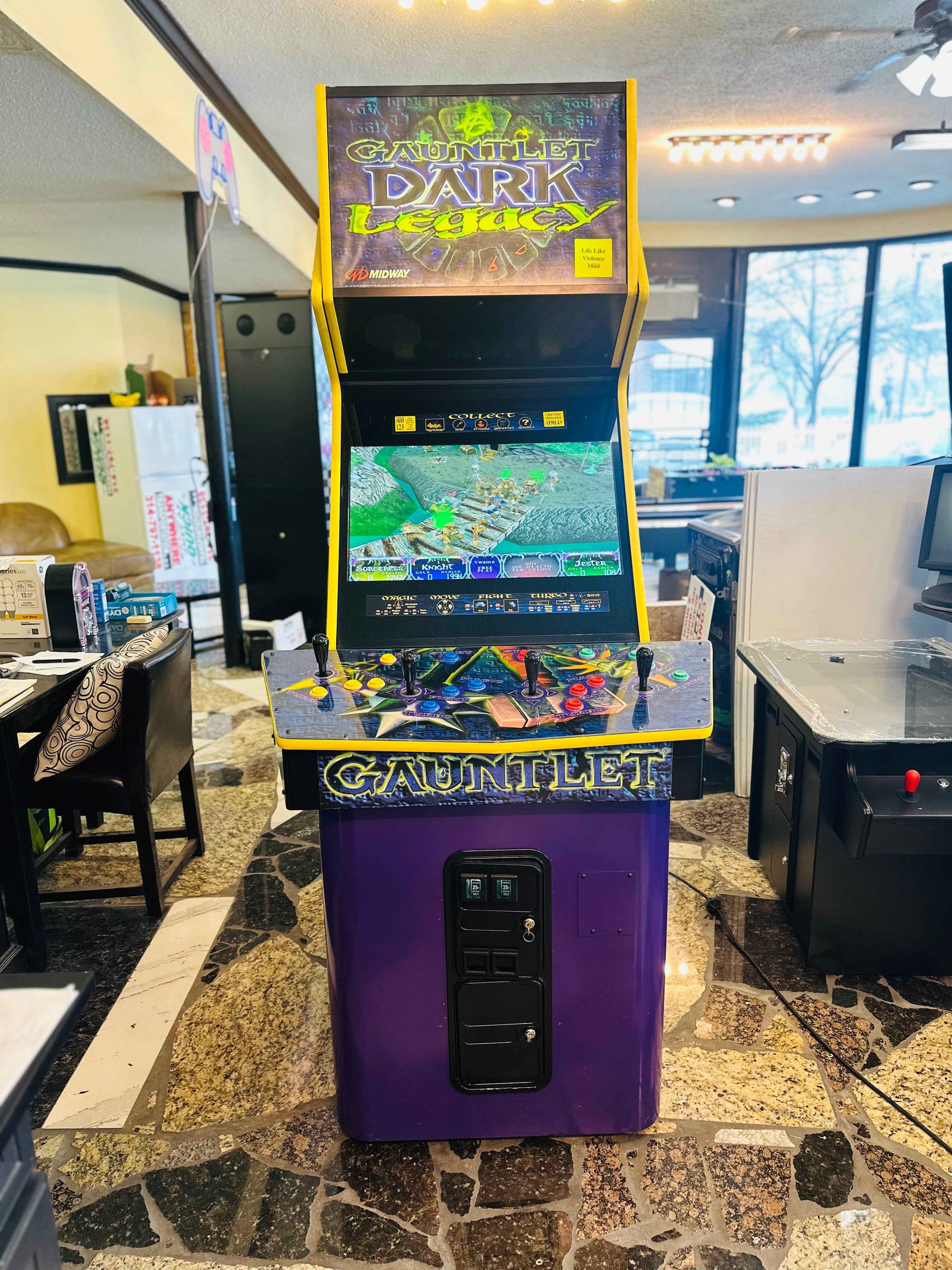 IMG_E1069 GAUNTLET LEGEND DARK LEGACY REFURBISHED, WITH ALL NEW PARTS- HEAVY DUTY, COIN OPERATED, COMMERCIAL GRADE WITH FREE PLAY OPTION