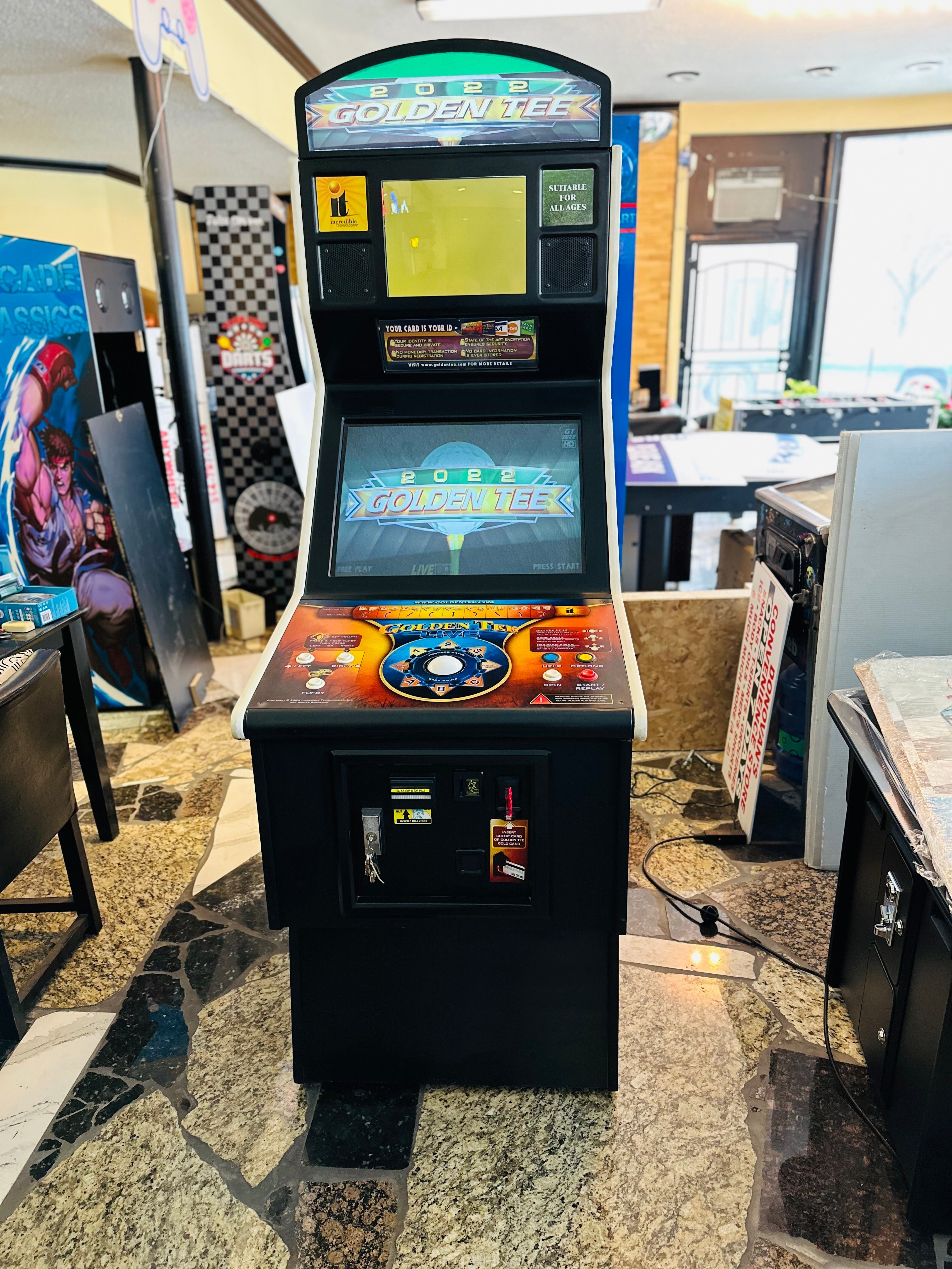 IMG_E1148 GOLDEN TEE 2022 REFURBISHED - WITH LOTS OF NEW PARTS-EXTRA SHARP-HEAVY DUTY, COIN OPERATED, COMMERCIAL GRADE WITH FREE PLAY OPTION