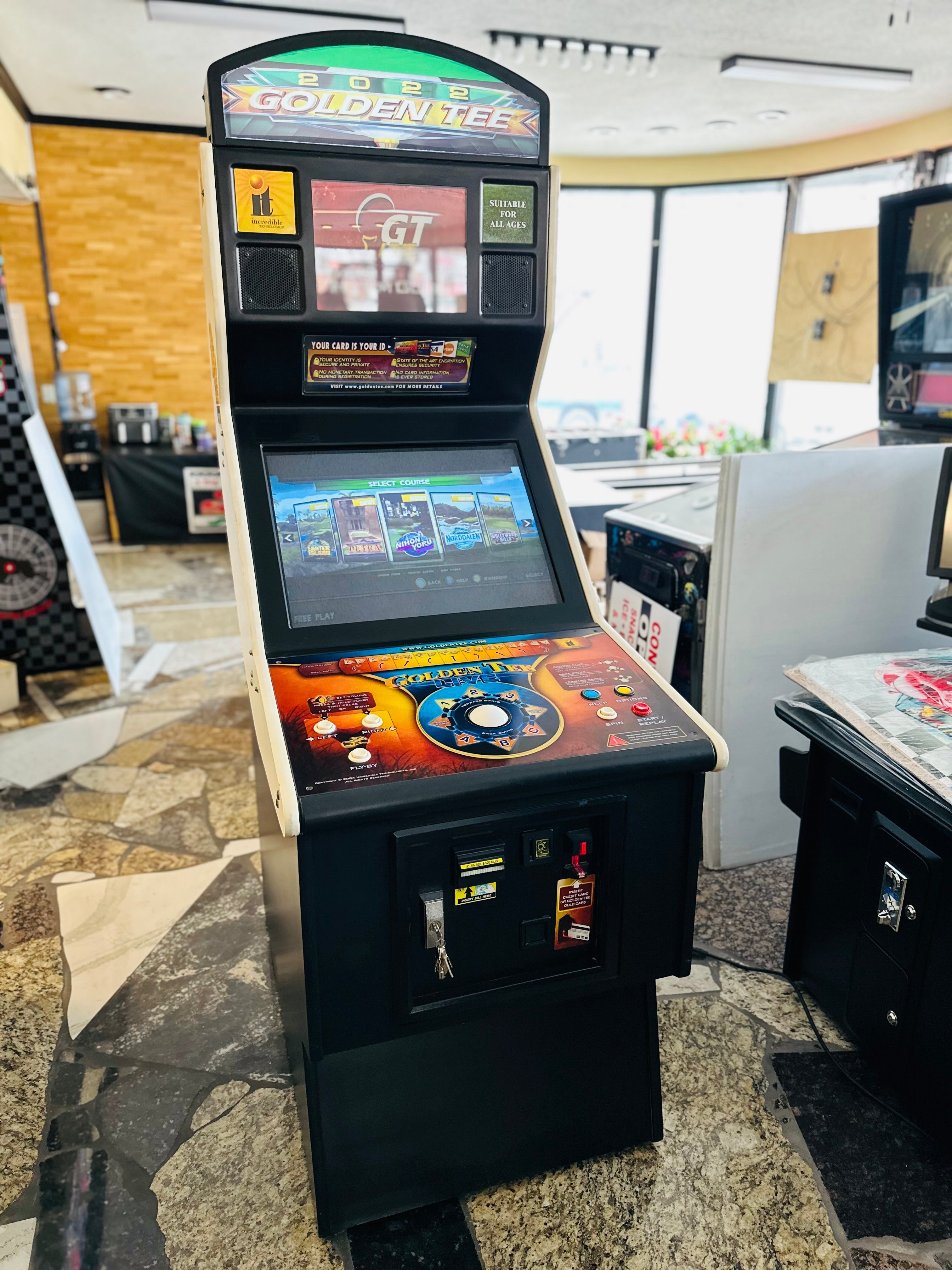 IMG_E1149 GOLDEN TEE 2022 REFURBISHED - WITH LOTS OF NEW PARTS-EXTRA SHARP-HEAVY DUTY, COIN OPERATED, COMMERCIAL GRADE WITH FREE PLAY OPTION