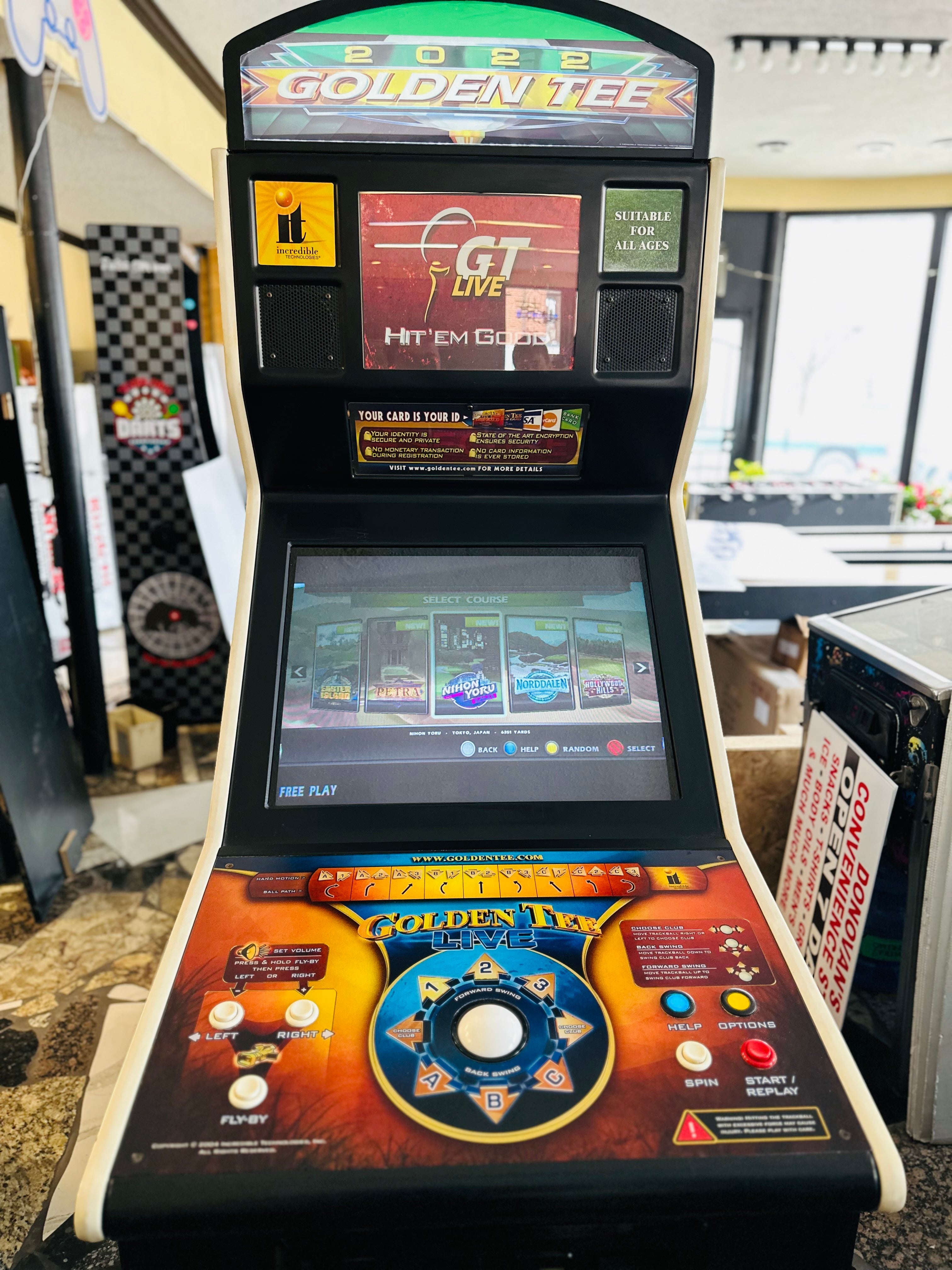 IMG_E1151 GOLDEN TEE 2022 REFURBISHED - WITH LOTS OF NEW PARTS-EXTRA SHARP-HEAVY DUTY, COIN OPERATED, COMMERCIAL GRADE WITH FREE PLAY OPTION