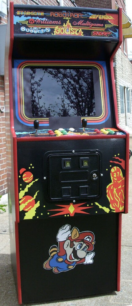 William Multi game Arcade With All New Parts-Sharp-HEAVY DUTY, COIN OPERATED, COMMERCIAL GRADE WITH FREE PLAY OPTION