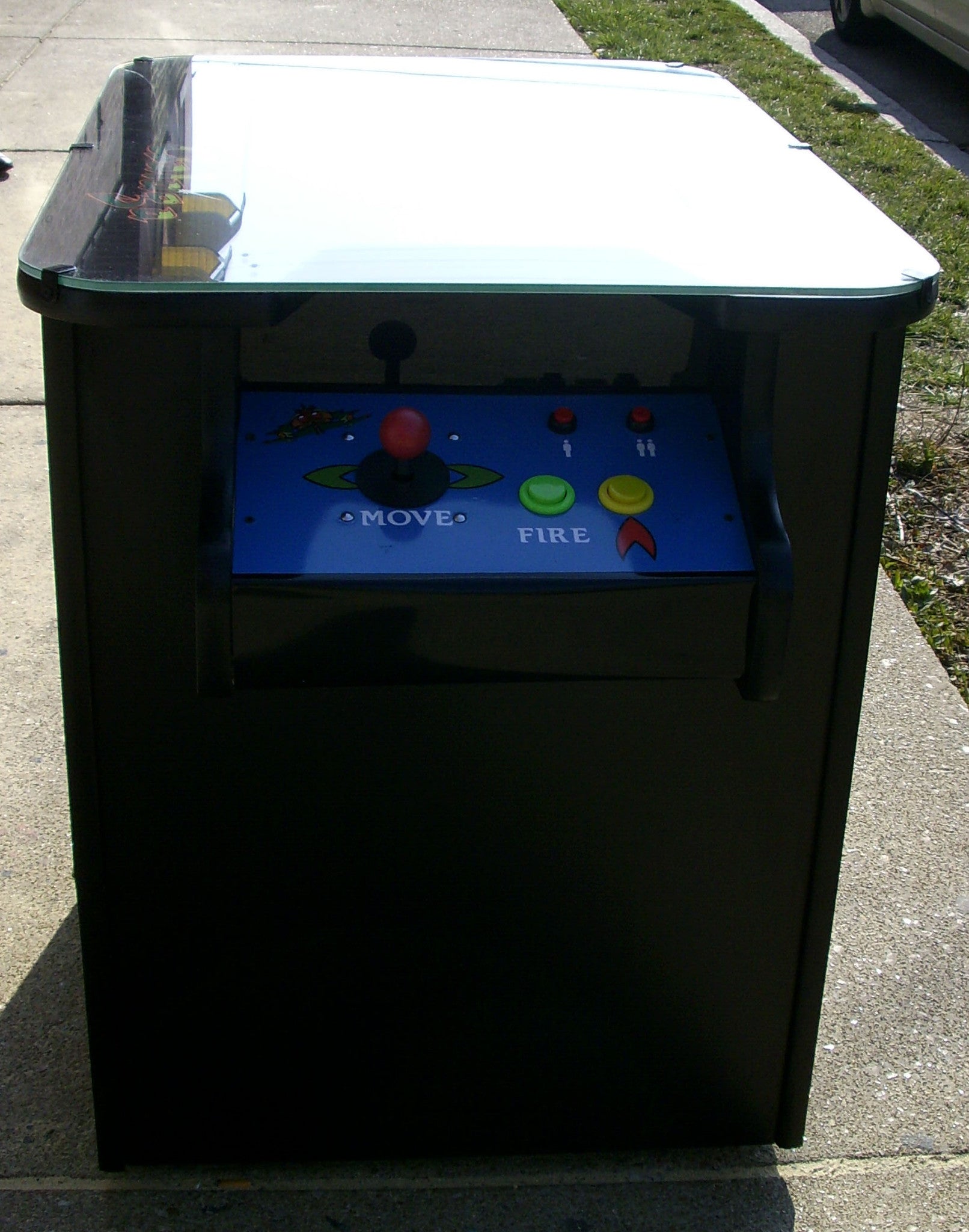 PIC_0245 GALAGA COCKTAIL ARCADE, PLAYS MS PACMAN TOO- NEW - ONE YEAR PARTS WARRANTY-FREE SHIPPING