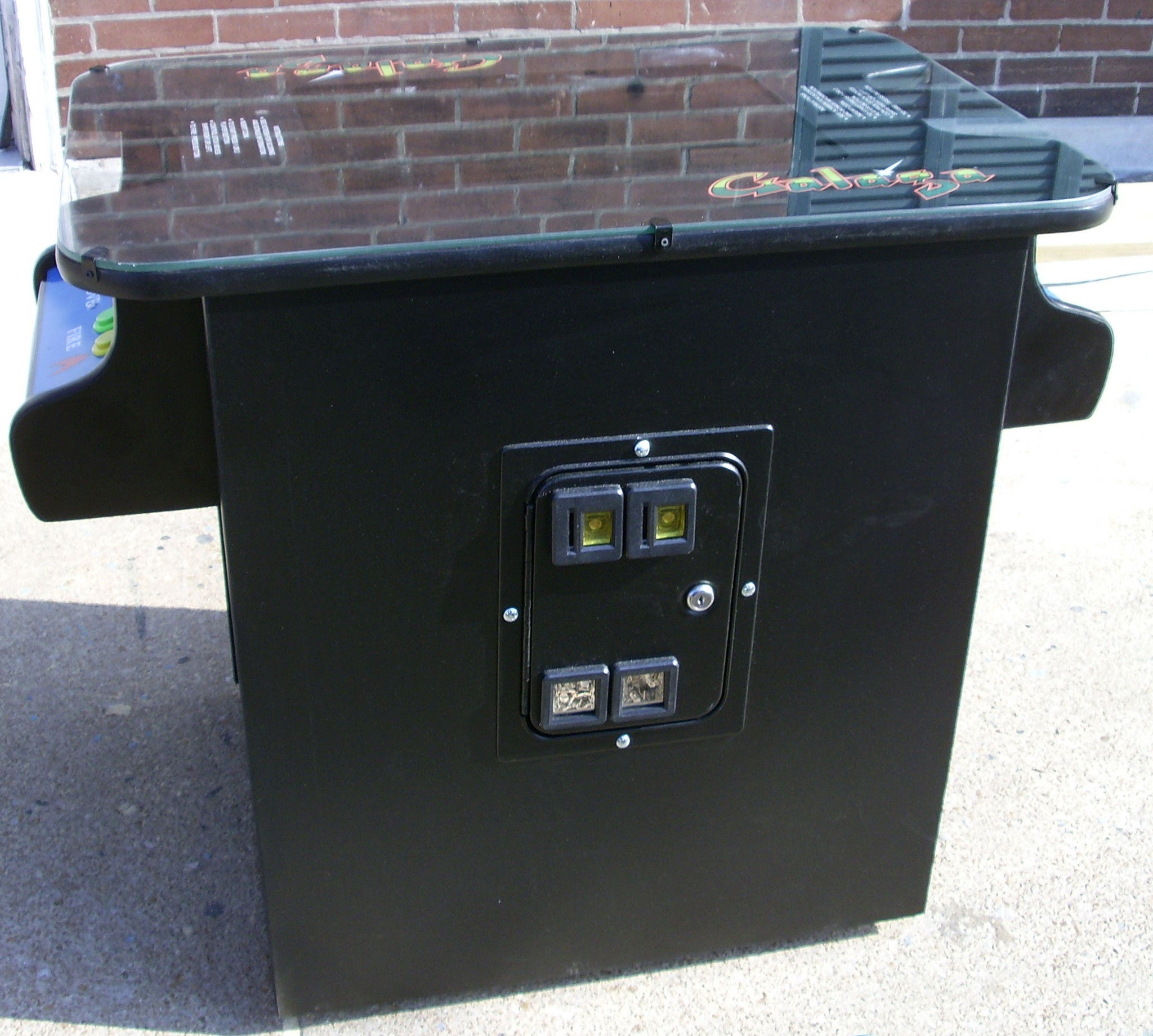 PIC_0247 GALAGA COCKTAIL ARCADE, PLAYS MS PACMAN TOO- NEW - ONE YEAR PARTS WARRANTY-FREE SHIPPING