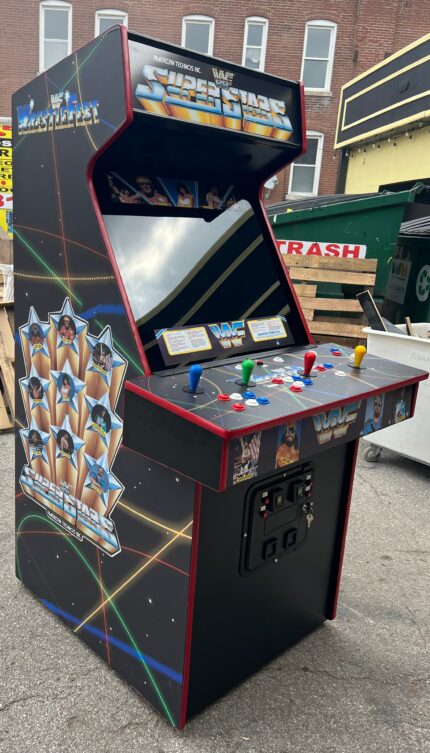 Wrestle Fest Arcade Video Game-With 27" LCD Monitor, Sharp-HEAVY DUTY, COIN OPERATED, COMMERCIAL GRADE WITH FREE PLAY OPTION