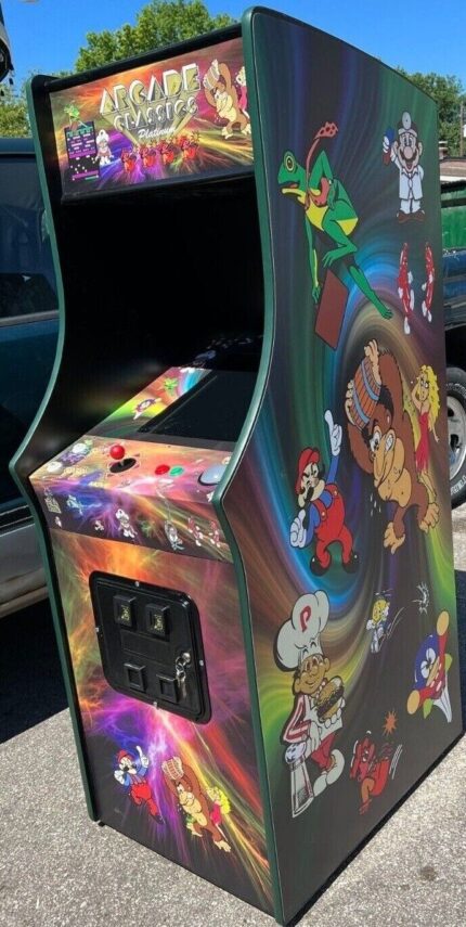 Arcade Classic - 1 New With 60 Games and Trackball - WITH ALL NEW PARTS- HEAVY DUTY, COIN OPERATED, COMMERCIAL GRADE WITH FREE PLAY OPTION