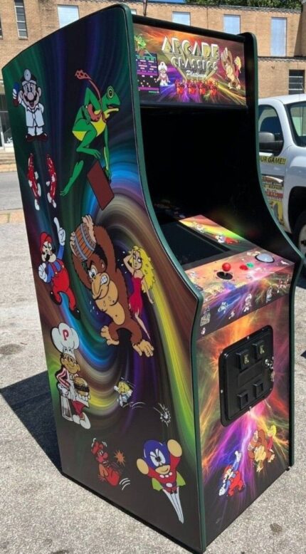 Arcade Classic - 1 New With 60 Games and Trackball - WITH ALL NEW PARTS- HEAVY DUTY, COIN OPERATED, COMMERCIAL GRADE WITH FREE PLAY OPTION