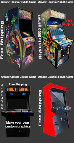 Arcade Classics Multi Game Family With Free Shipping Starting at $1,980.00