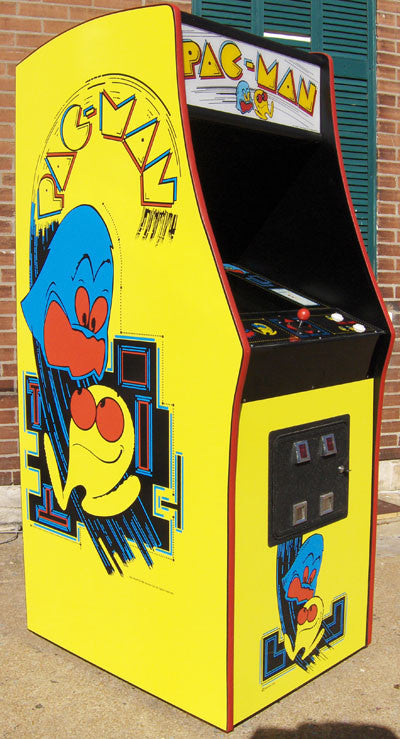 PACMAN ARCADE WITH All NEW PARTS- BRAND NEW GAME-HEAVY DUTY, COIN OPERATED, COMMERCIAL GRADE WITH FREE PLAY OPTION