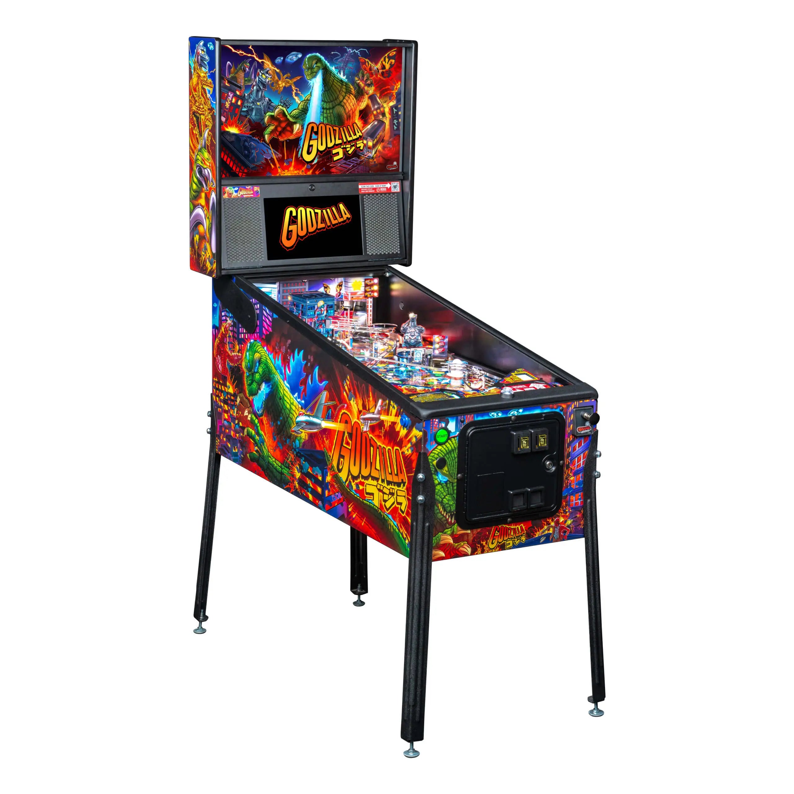 Godzilla-Pro-Cabinet-RF-scaled-1 Stern | Godzilla | Pro Edition | Pinball Machine