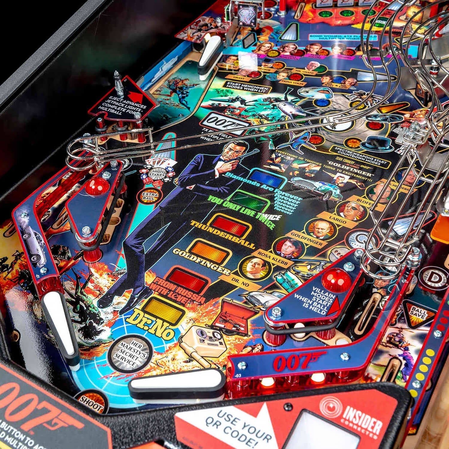 Stern-James-Bond-007-Pro-Pinball-Machine-15 Stern | James Bond 007| Dr. No | Pro| Pinball Machine