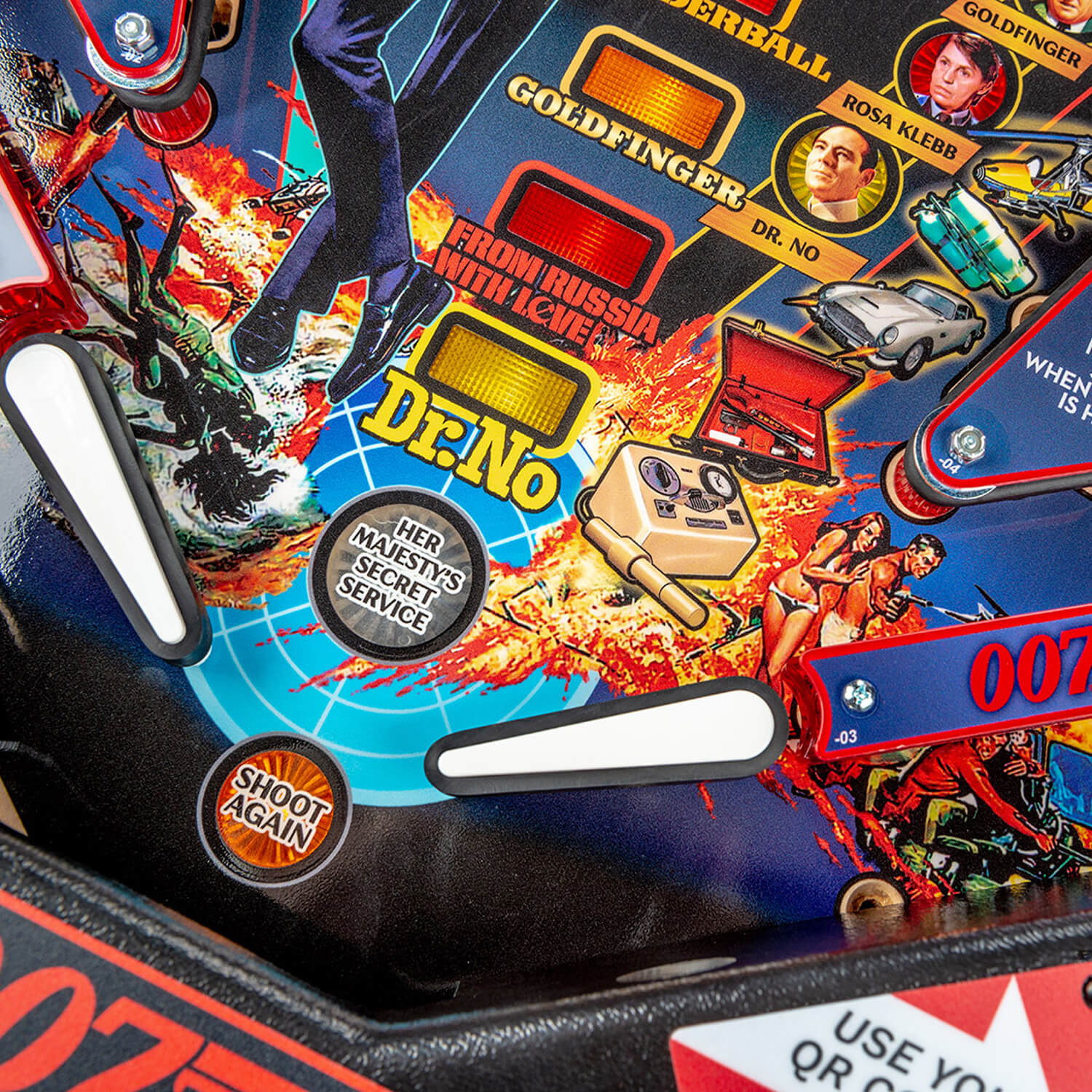 Stern-James-Bond-007-Pro-Pinball-Machine-17 Stern | James Bond 007| Dr. No | Pro| Pinball Machine