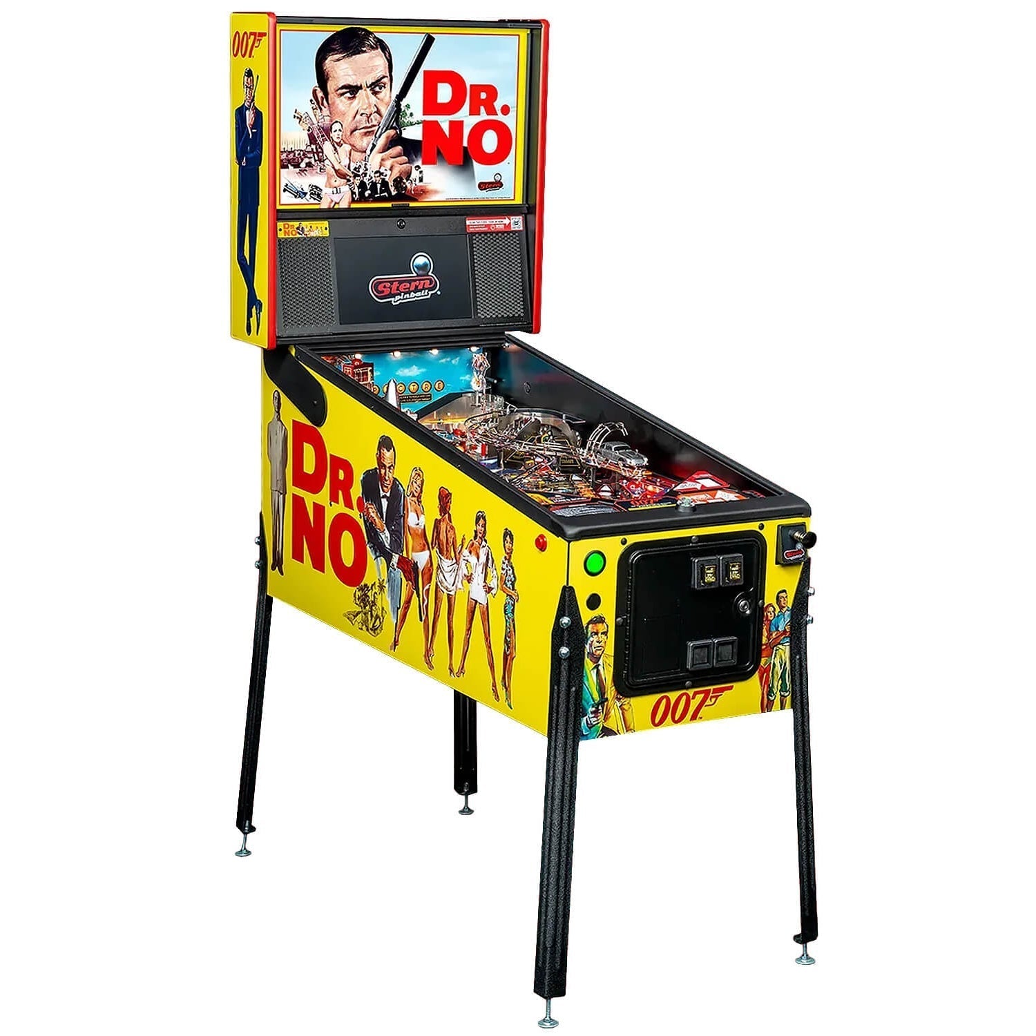 Stern-James-Bond-007-Pro-Pinball-Machine-3 Stern | James Bond 007| Dr. No | Pro| Pinball Machine