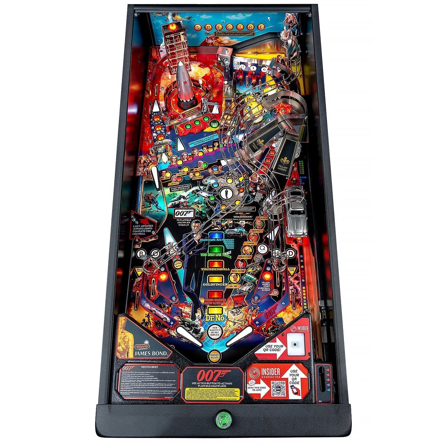 Stern-James-Bond-007-Pro-Pinball-Machine-6 Stern | James Bond 007| Dr. No | Pro| Pinball Machine