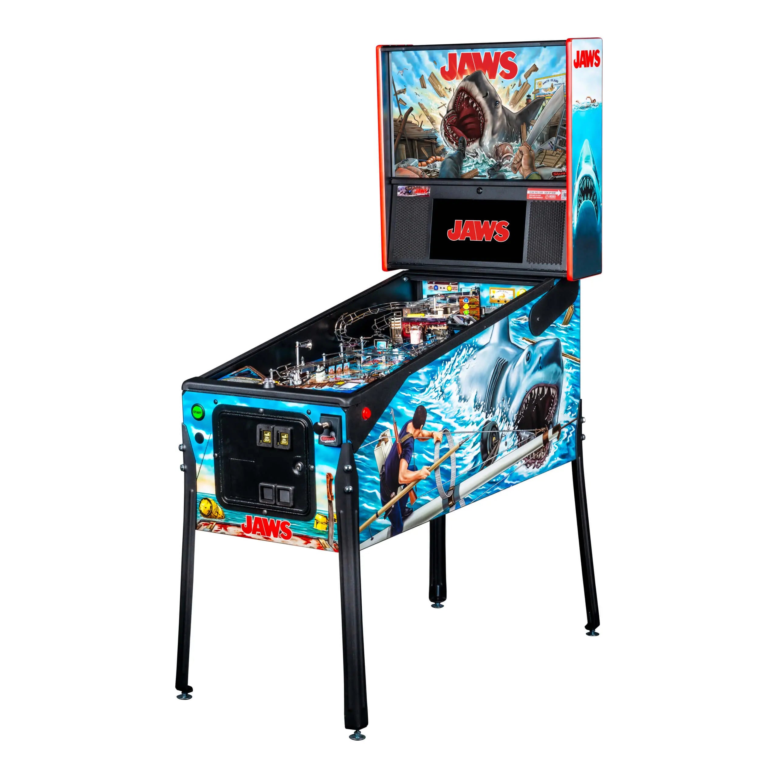 Stern_Jaws_Premium_Pinball_Machine_2 Stern | JAWS | Premium Edition | Pinball Machine